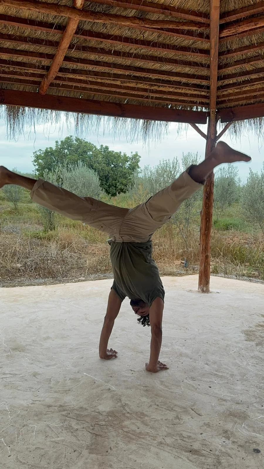 Movement practice with Mahdi at Farm El Baya