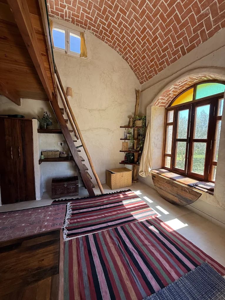 Inside a private room at Farm El Baya